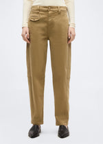 Load image into Gallery viewer, MosMosh Aymen Len Pant Oak

