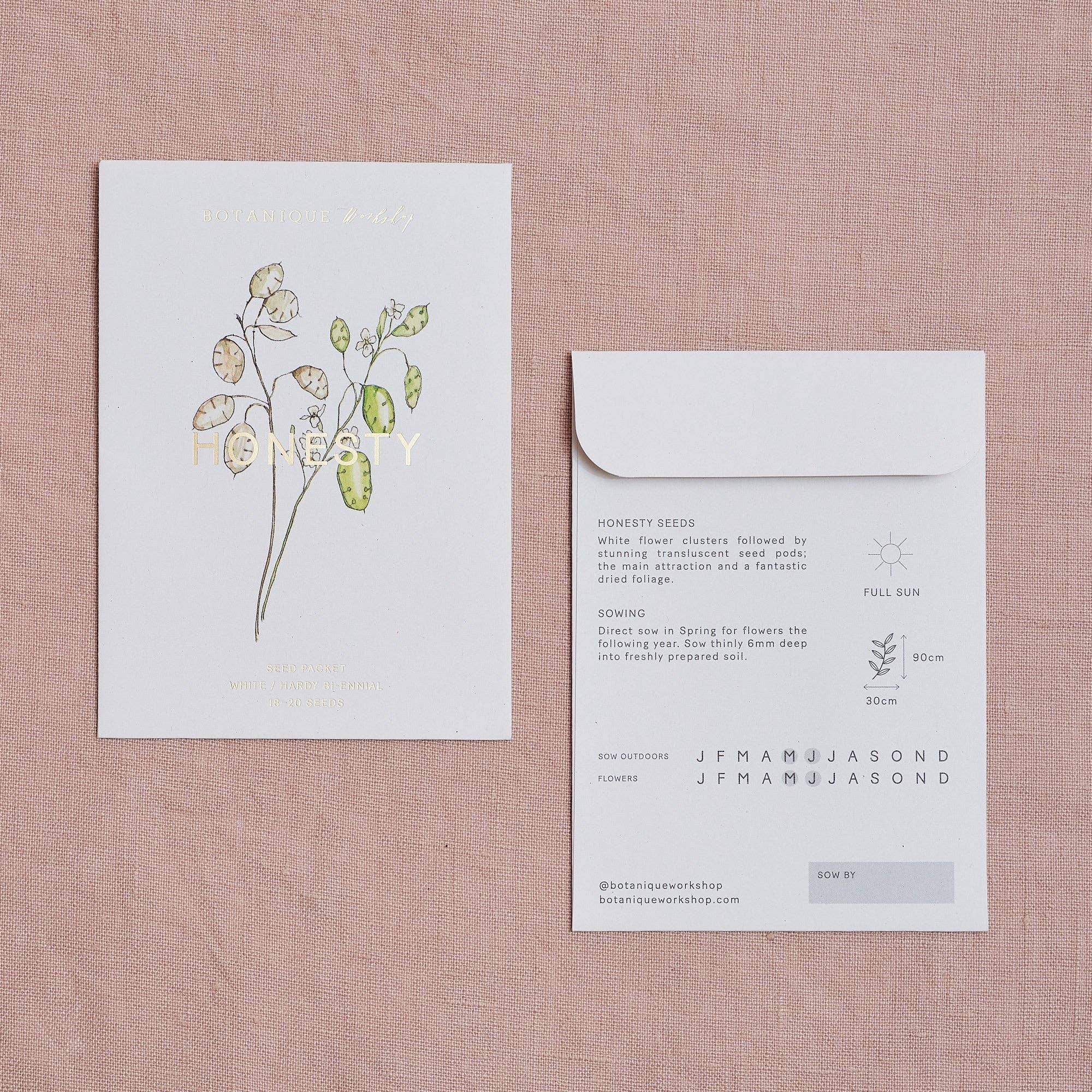 Honesty Seed Packet