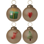 Load image into Gallery viewer, Painted Christmas Ornament 4 Designs To Choose
