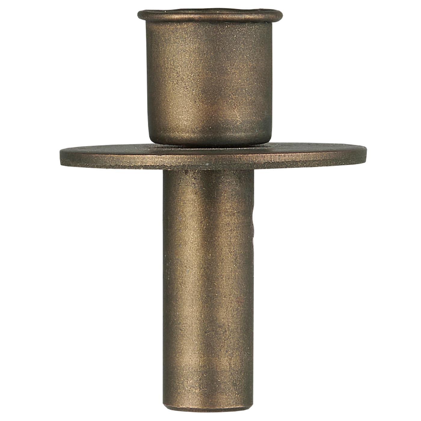 Brass Dinner Candle Bottle Top Holder