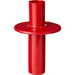 Load image into Gallery viewer, Red Metal Taper Candle Holder for Bottles
