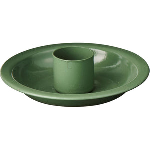 Green Metal Dinner Candle Holder