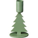 Load image into Gallery viewer, Tree Design Taper Candle Holder Green
