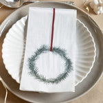 Load image into Gallery viewer, Paper Napkin Christmas Wreath Pack of 16
