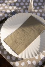 Load image into Gallery viewer, Paper Napkin Greige Hen Design Pack of 16
