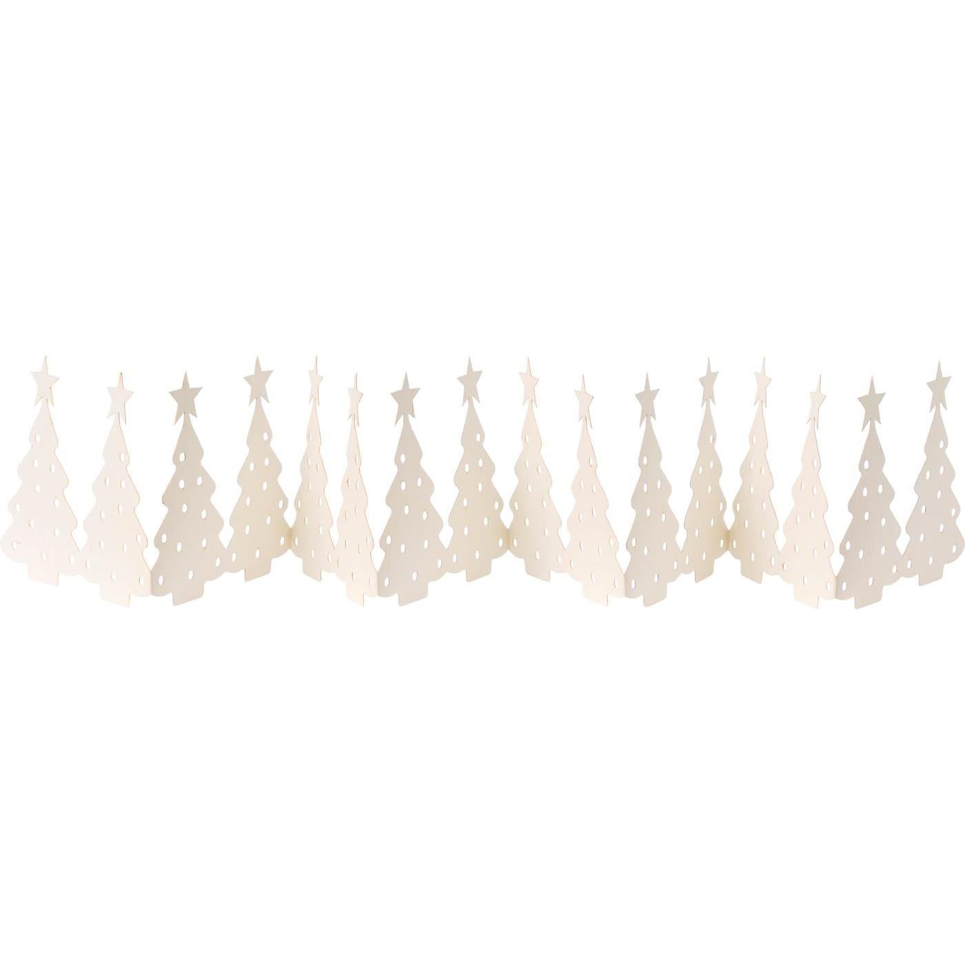 Paper Table Garland Trees Design