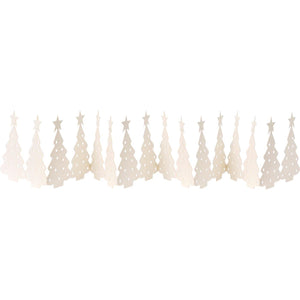Paper Table Garland Trees Design