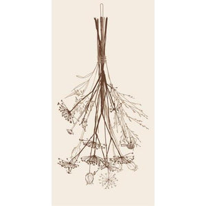 Paper Napkins Dried Autumnal Bouquet