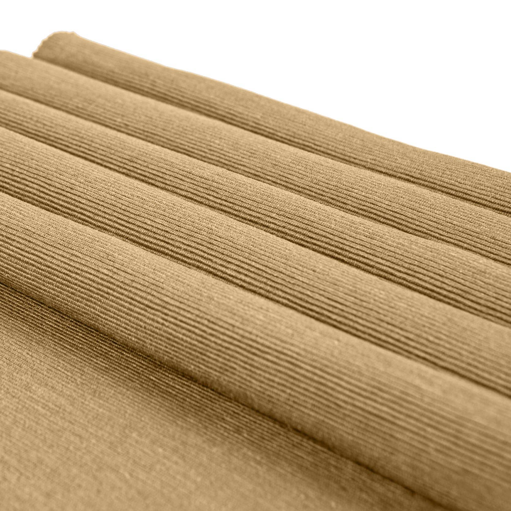 Ribbed Cotton Placemat Beige