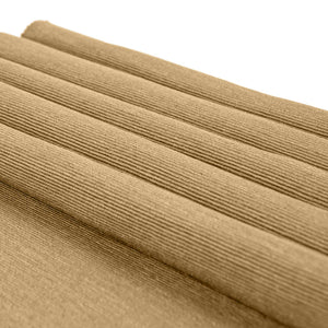 Ribbed Cotton Placemat Beige