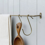 Load image into Gallery viewer, BRASS TOWEL BAR MEDIUM
