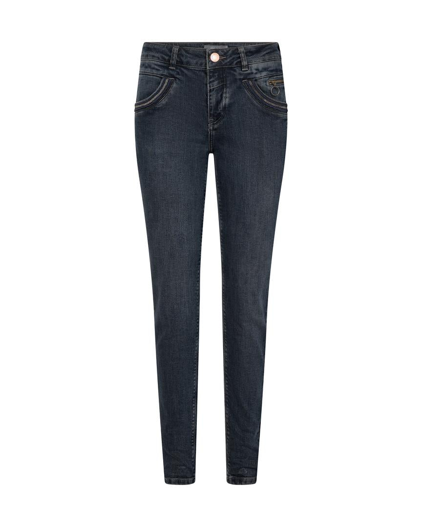 MosMosh Naomi Colla Jeans Dark Denim