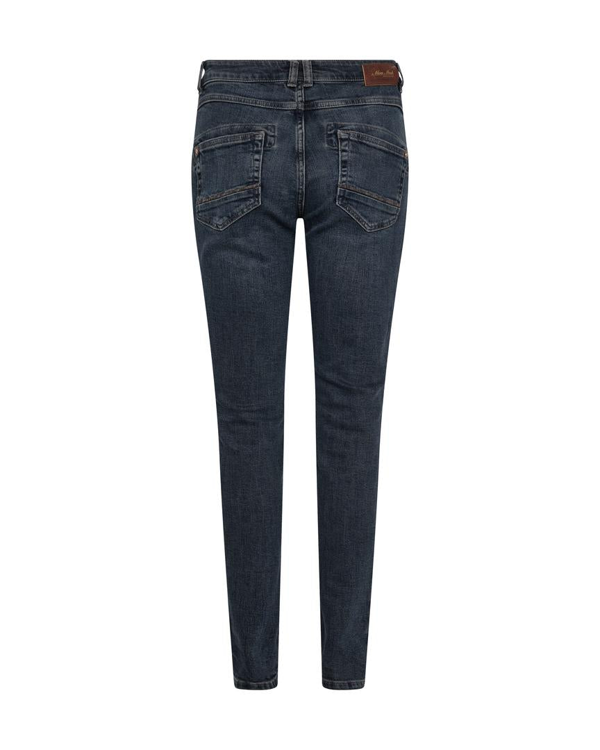 MosMosh Naomi Colla Jeans Dark Denim