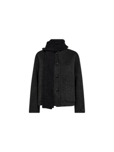 Mosmosh Maria Loisa Wool Jacket with Scarf