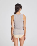 Load image into Gallery viewer, Alberte Sleeveless Wool Top Grey Melange
