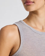 Load image into Gallery viewer, Alberte Sleeveless Wool Top Grey Melange
