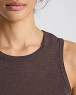 Load image into Gallery viewer, Alberte Sleeveless Wool Top Mulch Brown
