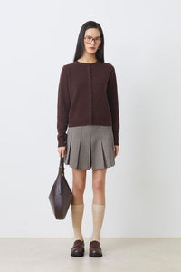 Suncoo Knitted Chocolate Cardigan Geski