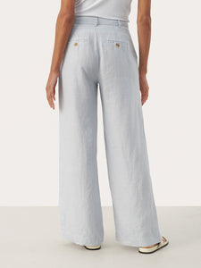 PART TWO LINEN TROUSERS NINNIES PALE BLUE