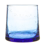 Load image into Gallery viewer, MERZOUGA RECYCLED GLASS TUMBLER BLUE SMALL
