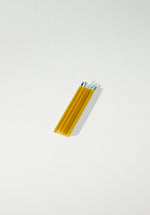 Load image into Gallery viewer, Ovo Beeswax Candles Blue Wicks Pack of 5
