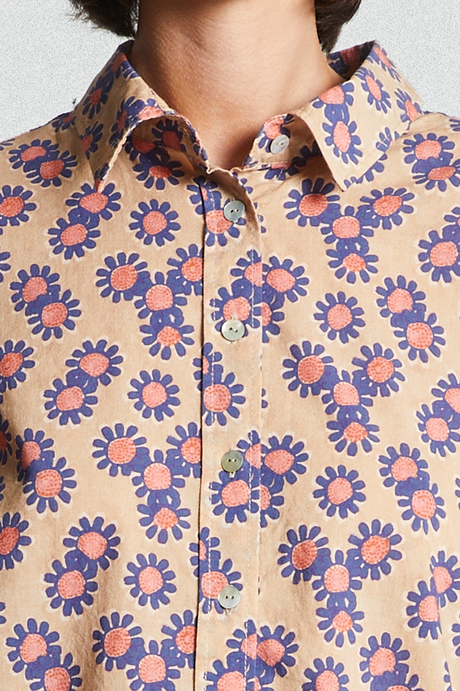 Mat de Misaine Cadran Flower Design Shirt