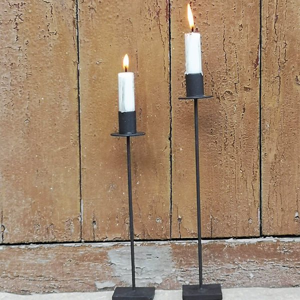 TALL METAL CANDLE STICK
