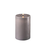 Load image into Gallery viewer, SAND GREY LED PILLAR CANDLE sizes available
