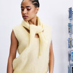 Load image into Gallery viewer, FRNCH Beurre Yellow Triangle Scarf
