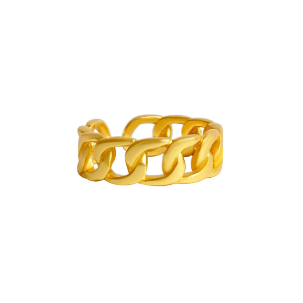 CHAIN RING GOLD
