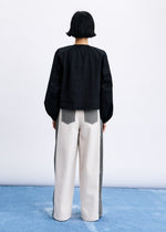 Load image into Gallery viewer, FRNCH Noir Blouse Button Front
