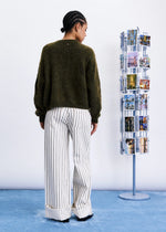 Load image into Gallery viewer, FRNCH Kaki Brooks Jumper
