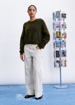 Load image into Gallery viewer, FRNCH Kaki Brooks Jumper
