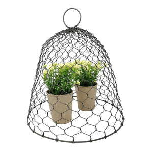 WIRE GARDEN CLOCHE two sizes available