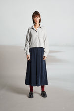 Load image into Gallery viewer, Mat de Misaine Corvette Grey Cropped Shirt
