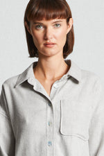 Load image into Gallery viewer, Mat de Misaine Corvette Grey Cropped Shirt
