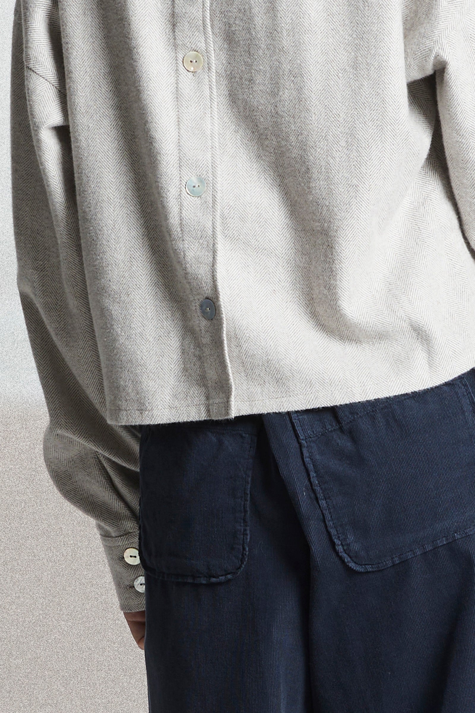 Mat de Misaine Corvette Grey Cropped Shirt
