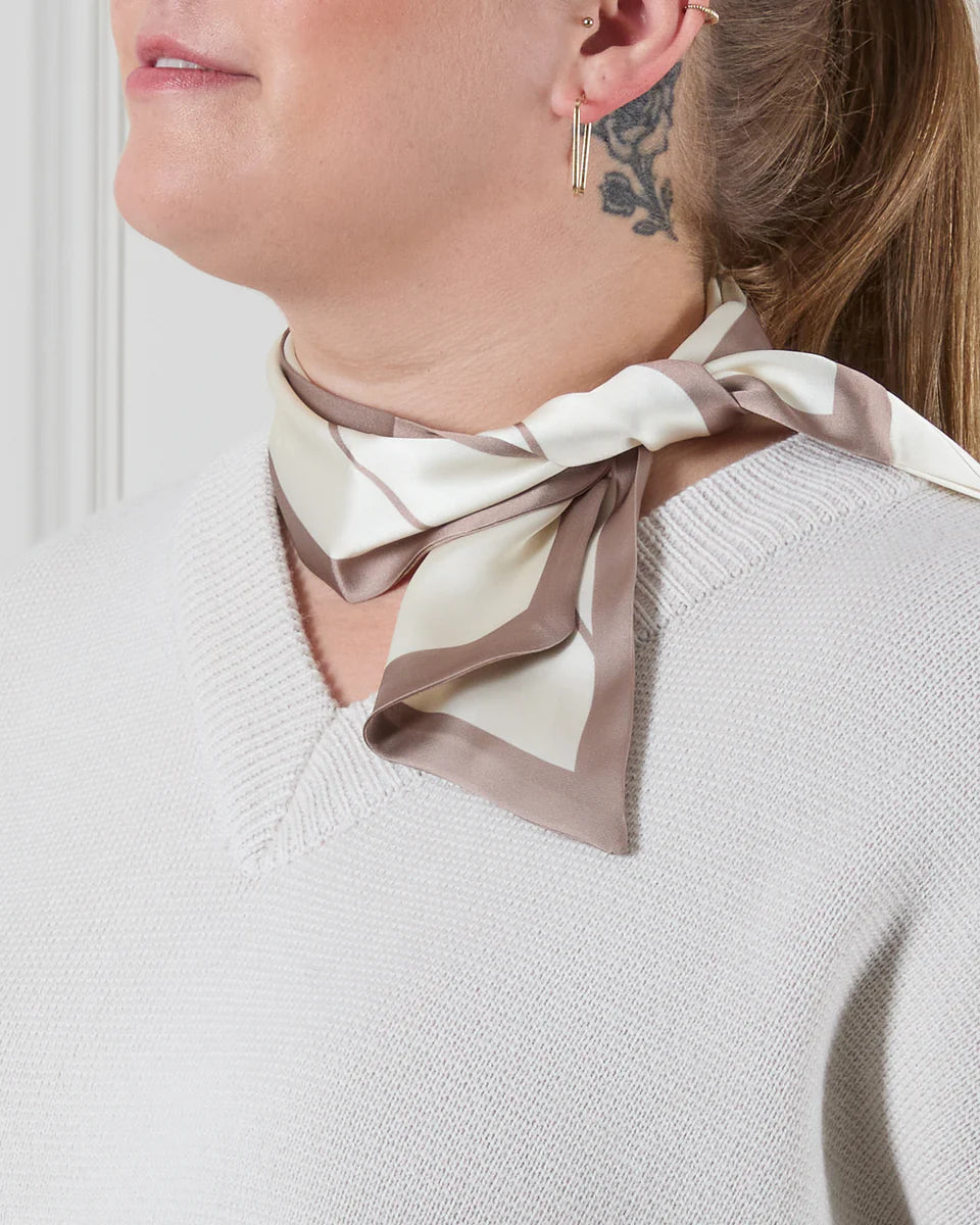 Chalk Harriet Scarf Beige/Cream
