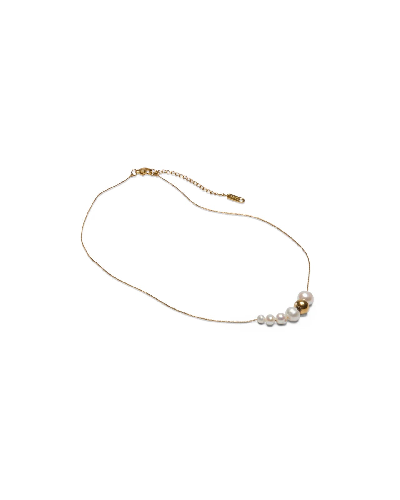 Ashford Multi Ball Necklace Gold