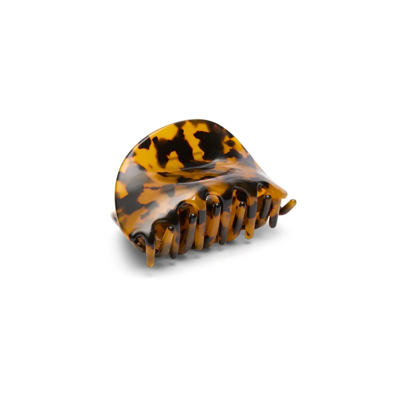 Chilham Hair Clip Round Dark Tortoiseshell