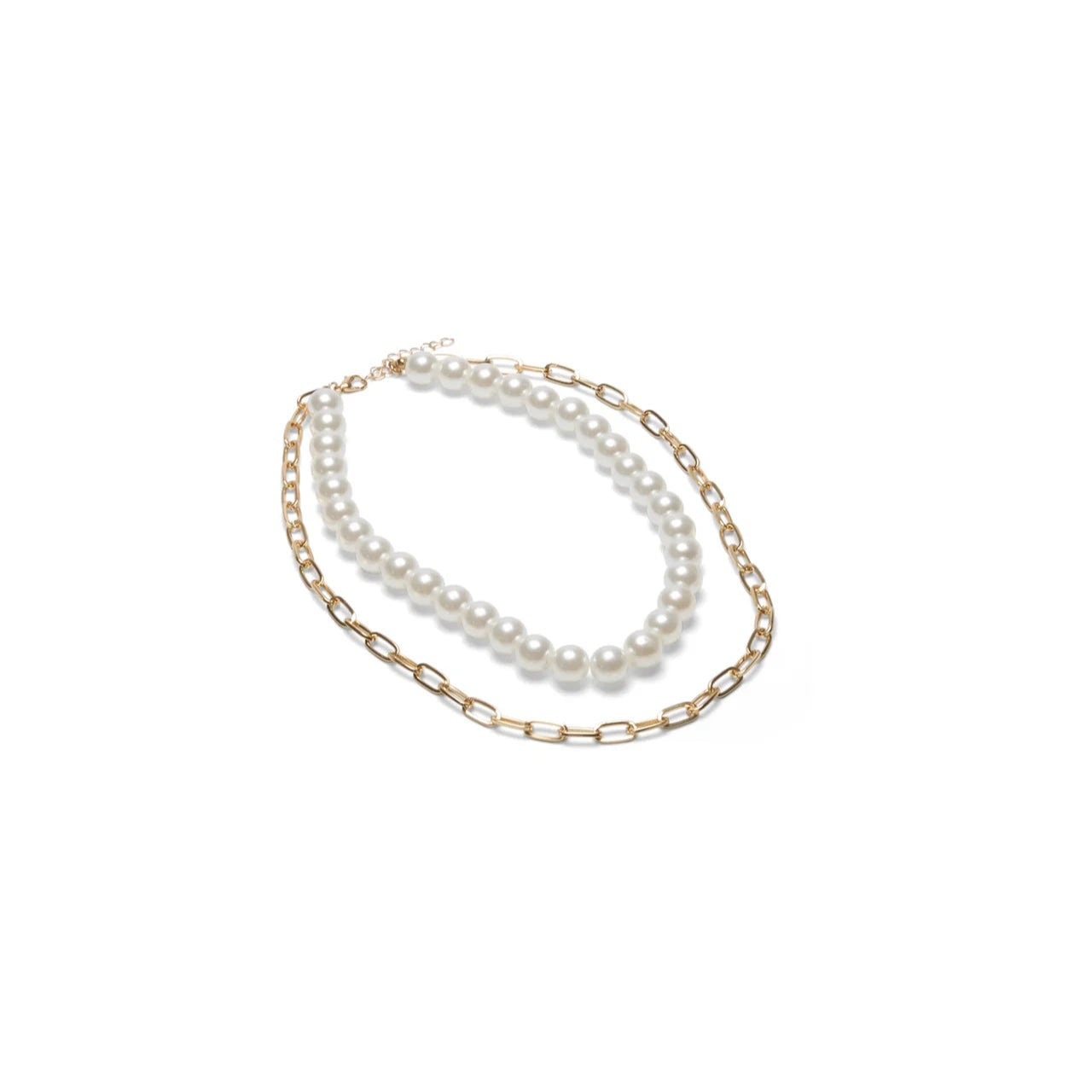 Rochester Pearl and Gold Chair Necklace