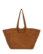Load image into Gallery viewer, Suede Tan Slouch Bag

