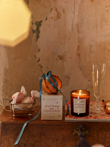 DRIED ORANGE AND CINNAMON BARK CANDLE