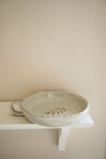 Load image into Gallery viewer, Hand Painted Botanic Dish Taupe
