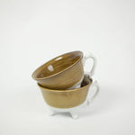 Load image into Gallery viewer, Ceramic Cup with Feet Brown
