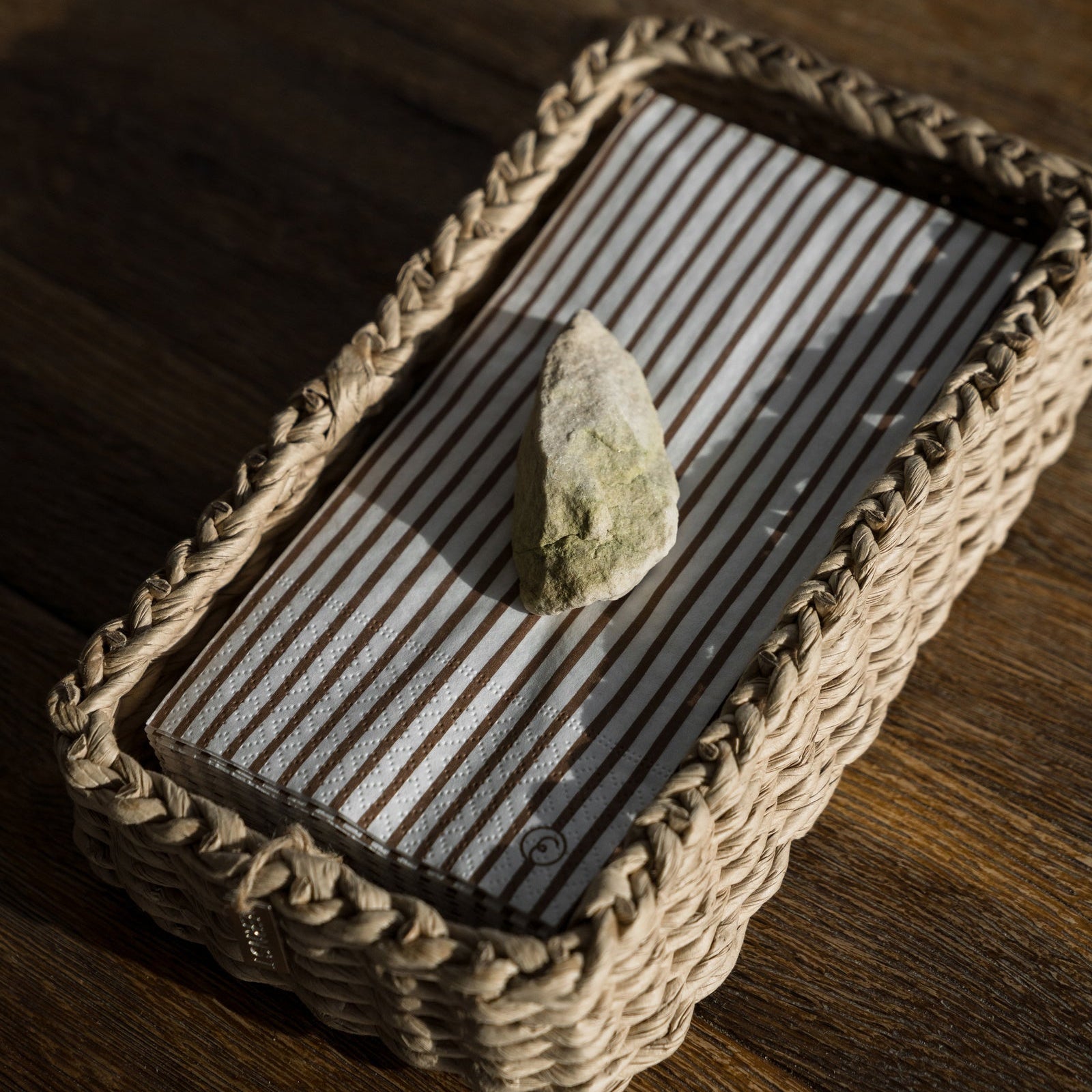 Woven Basket Natural Rectangle