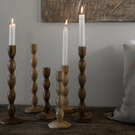 Load image into Gallery viewer, Wooden Candle Holder 31cm
