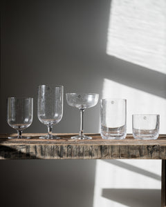 Coupe Glasses Set of Two Bubble Design