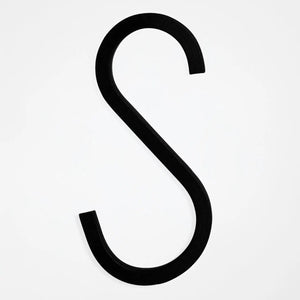 Black Metal Chunky S Hook