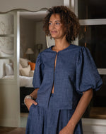 Load image into Gallery viewer, Chalk Jessica Jacket Dark Denim
